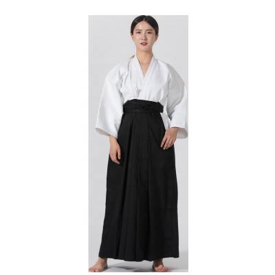 China T/C Mens Cotton Kendo Hakama Aikido Japanese Samurai Suit Judo Martial Arts Kendo Skirt Suit Hakama Uniform for sale