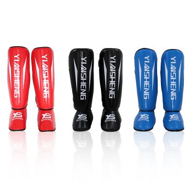 China Factory Custom Logo Factory Custom Logo Muay Shin Pad Microfiber Shin Pad Thai White Special Kicking Boxing S M L for sale