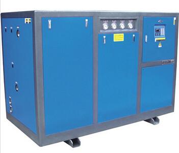 China R410A Stainless Steel Water Tank Water Cooled Chiller With Cooling Tower for sale