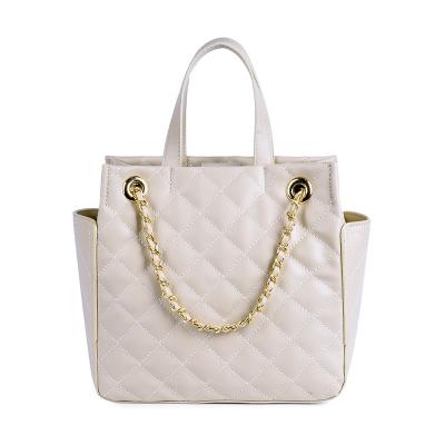 China Latch closure. Women Leather Online Tote Bag BE0302 from Draagtassen Merk Tassen Vrouwen Blank Shopping Chain for sale