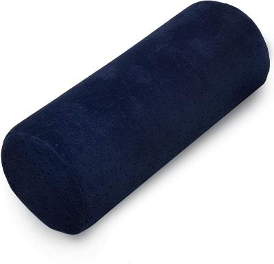 China Round Bamboo Cervical Therapy Roll Cylinder Bolster Pillow With Removable Washable Cover Economical Design For Head Back Neck for sale