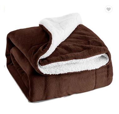 China Warm Touch Anti-pilling Polyester Soft Fleece Customize Baby Blankets Sherpa for sale