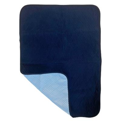 China Durable Dark Blue Waterproof Covering Dog Anti Slip Cat Pee Training Pads for sale