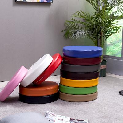 China Anti-Pull Outdoor Waterproof PU Leather Comfortable Round Cushion for sale