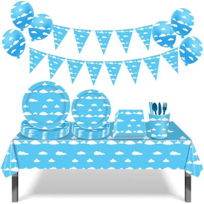 China Fancy Disposable Paper Plate Tablecloth Wholesale Plastic Picnic Cover Custom For Party for sale