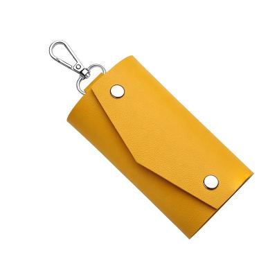 China Wholesale Multifunctional Key Bag Car Key Bag Promotion Manufacturer PU Key Case Cover Device Logo Leather Custom for sale