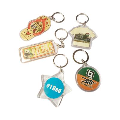 China Wholesale Acrylic Key Chain Promotion Acrylic Key Chain Image Support Customization for sale