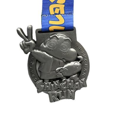 China Wholesale Custom Promotion Medals Mask Cheap Running 3d Marathon Medals Sports Metal Cartoon Zinc Alloy for sale