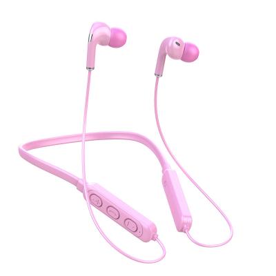 China 2021 Neckband V5.0 Portable High Fidelity Stereo Wireless Headphones Earbuds For Mobile Accessories Laptop Hot Selling Wireless Earbuds for sale