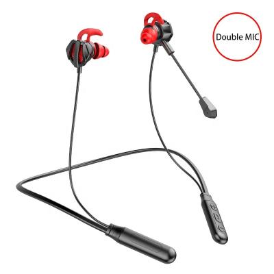 China 2021 New Neckband Wireless Earphone Sport Magnetic Handsfree Earphone Headset Eating Chicken Game Wireless Earbuds for sale