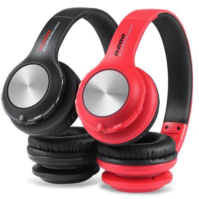 China 2021 Foldable High Fidelity Audio Sound Wireless Headphones Deep Bass Over-Ear Headphones Earphone For Travel Home Office Meeting Deep Bass for sale