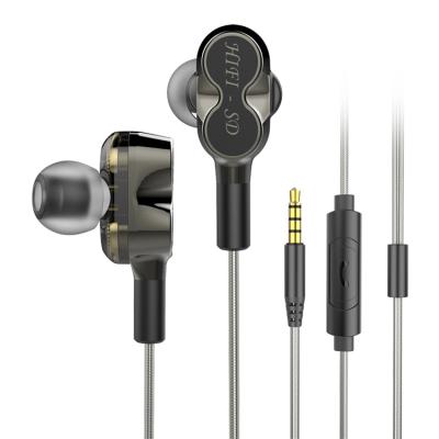 China factory supply hot sale mini wired bass in-ear stereo earphone genuine micro in-ear earphone for sale