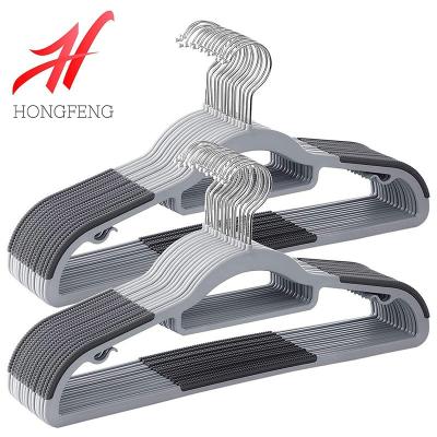 China Durable Suit Hanger Plastic Hanger For Pants Heavy Duty Plastic Clothes Hanger for sale