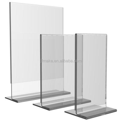 China Customized Clear (Acrylic) PMMA Acrylic Business Card Sign Holder Display Stand for sale