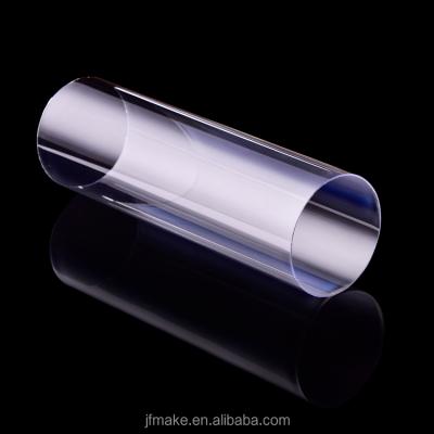 China Customized high transparent rounded wholesale clear plastic tube pc pipe polycarbonate tube for sale