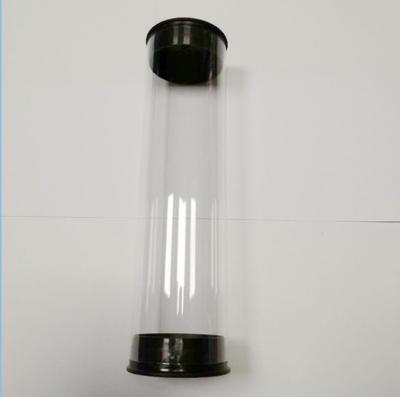 China Customized OEM Design Reusable Clear T-shirt Tube Packaging With Cover for sale