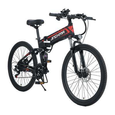 China Stock 800W Europe Aluminum Alloy 26 Inch Mountain Bike Electric Bike Double Batteries Electric Bicycle for sale