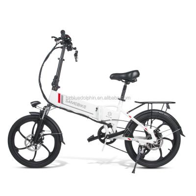 China Europe standard warehouse stock electric bike 350W electric bicycle for 20 inch adult foldable e-bike for sale