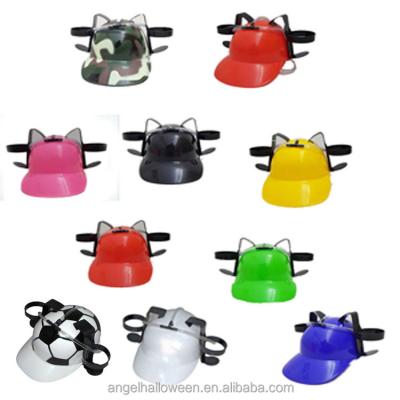 China Oktoberfest Character Colorful Cool Custom Helmet Beer Game Hat Male Male Fun Plastic Drinking Rack AC024 for sale