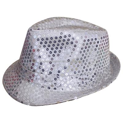 China Wholesale Party Hats Eco - Friendly Glitter Sequin Santa Top Hat Hats for sale