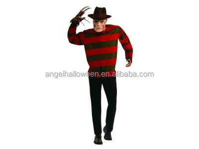 China Horror Fancy Dress Costume Outfit New Freddy Krueger Men Adult Halloween Outfit AGM2851 for sale