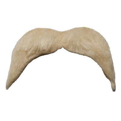 China Costume Accessories Party Stylish Funny Mustache Joke Funny Brown Beard Customize Fake Mustache for sale