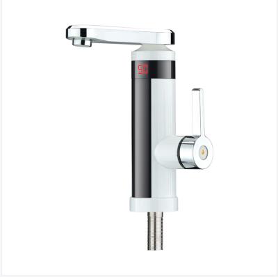 China LED Digital Display Electric HOT Kitchen Mixer Tap Faucets Electric Hot Water Heating for sale