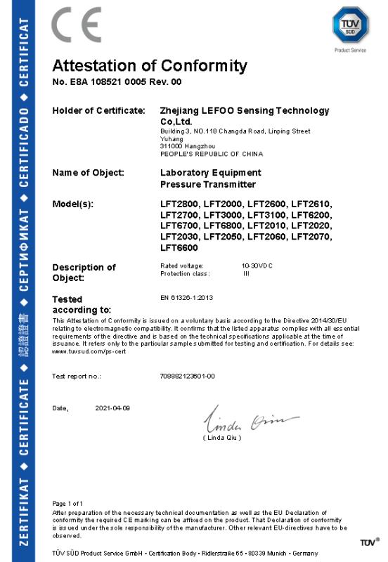 EMC - Lefoo Industrial Co., Ltd.