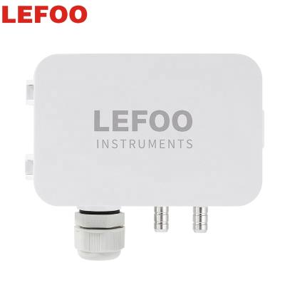 중국 Selling Best Quality Industrial Hot Air Digital LEFOO UL94-V0/ABS Plastics Differential Pressure Transmitter Low Pressure Sensor 판매용