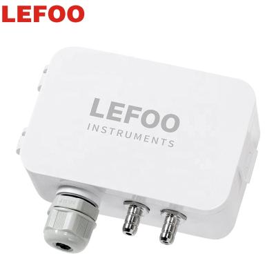 China UL94-V0/ABS Plastics LEFOO Differential Pressure Transducer Industrial Definition LFM108 for sale