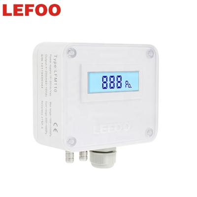 中国 LEFOO RS485 Output Differential Pressure Transmitter Transducer Indicated Pressure Sensor With LCD Display LFM11 販売のため