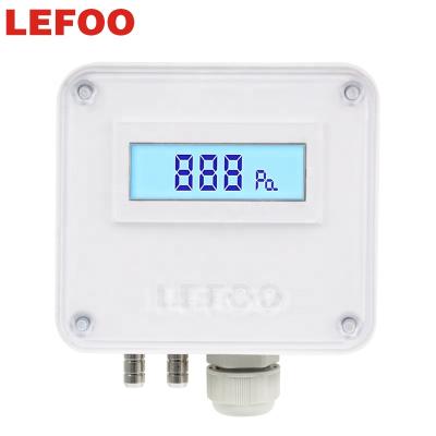 China LEFOO LFM11 RS-485 0-10VDC Five-wired Digital Differential Pressure Transmitter Flame Retardant ABS Shell LFM11 for sale