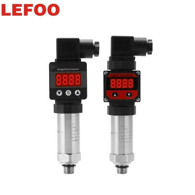 China LEFOO RS485 LFT6800 Output Pressure Transmitters LCD Digital Display Water Pressure Sensor Pressure Transducer for sale