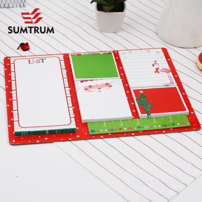 China Self Adhesive Acceptable Custom Design Fancy Sticky Notes With Writing Board For The Lazy Student 