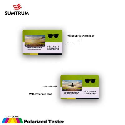 China Multicolor Pattern With Polarized Glass 2021 Hot Sale Custom Patterned New VIP Card Polarized Glass Glass Tester Image for sale