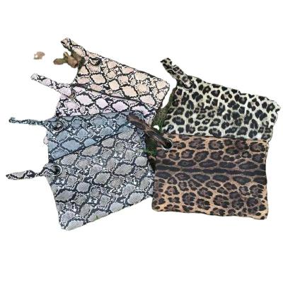 China Hot Selling Motion Sensing and Snakeskin Print Leopard Clutch Handbag for Daily Carry Ladies for sale