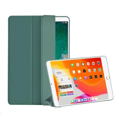 China Shockproof Tri Folded Case PU Leather Case For iPad Case 10.2 Inch for sale