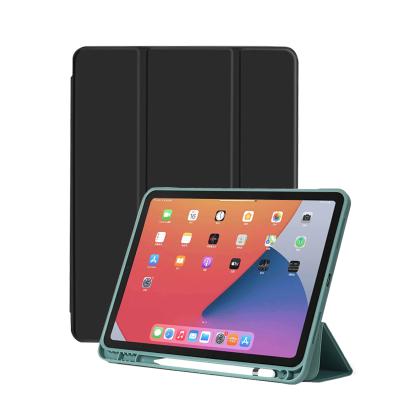 China Stand Case PU Leather Case With Auto Sleep And Wake Pencil Slot Case For iPad 2020 Case 10.9 For iPad Air 4 for sale