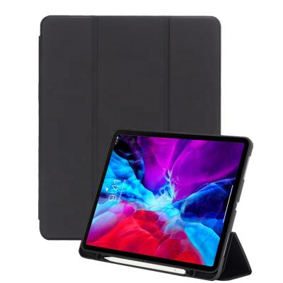 China iPad Pro 12.9 Inch 2018 2020 Stand Case PU Tablet Back Cover Leather Shockproof Case for sale