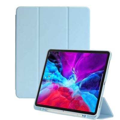 China iPad Pro 12.9 Inch 2018 2020 Stand Case PU Tablet Back Cover Leather Shockproof Case for sale