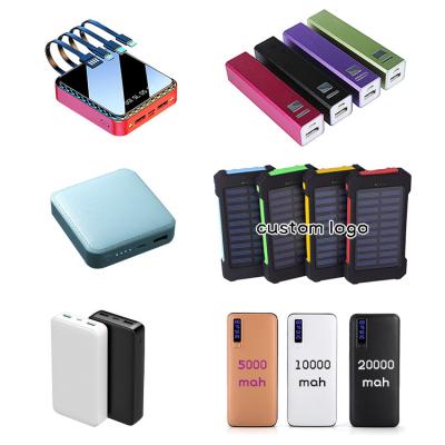 China Can be arbitrarily matched to set an order 10000mah 5000mah powerbank customized logo promotional gift for sale