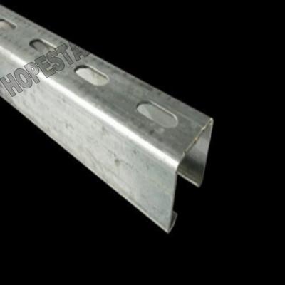 China Support System Hot Dip Galvanized Steel Slotted Strut Channel Channel (C Channel, Unistrut, Unistrut) for sale