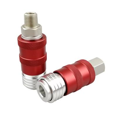 China High Quality Male Thread Air Fittings 181107 Universal Safety Quick Connect 7 in 1 Air Hose Coupler for sale