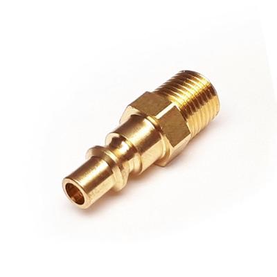 China Male Thread 1/4 NPT Thread Aro Style Male Pneumatic Air Hose Connectors Coupler Quick Plug for sale