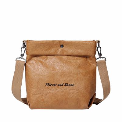 China Wholesale Classic Dupont Tyvek Longevity Snap Buckle Dupont Tyvek Sling Shoulder Bag for sale