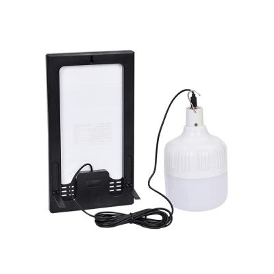 China Warehouse Panel Emergency Rechargeable Led Solar Led Light Bulb for sale