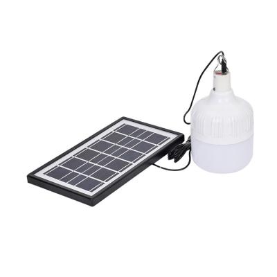 China Warehouse Good Quality Led Emergency Hanging Solar Power Lamp Charging Bulb for sale