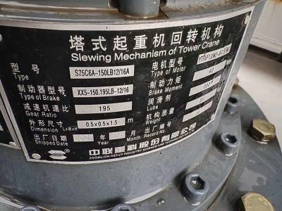 China 60m Gebirglänge WA6010-6A Gebraucht Flat Top Turm Kran perfekt für Ihre Baubedarf zu verkaufen