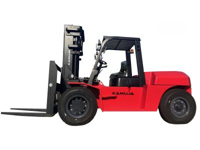 China Powerful Diesel Engine Forklift with 10000kg Load Capacity for Industrial Applications for sale