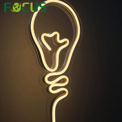 China LANDSCAPE Custom Logo 3D Pattern Acrylic Led Neon Flex Light Sign For Shop Party Decoration for sale